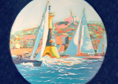 tableau acrylique valerie ploux port marseille